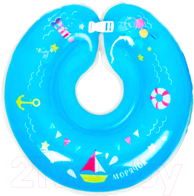 Круг для купания Крошка Я Морячок с погремушками / 3876327 - фото