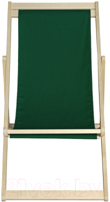 Кресло-шезлонг складное Мебелик Зеленое