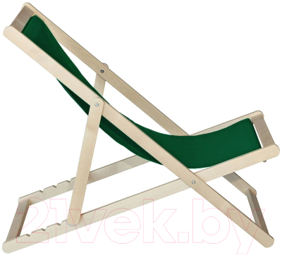 Кресло-шезлонг складное Мебелик Зеленое