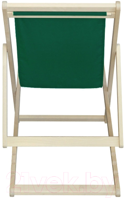 Кресло-шезлонг складное Мебелик Зеленое