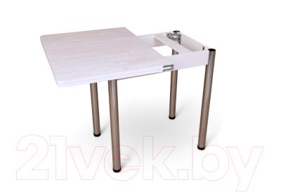 Обеденный стол СВД Юнио 80x60-120 / 013.П17.Х