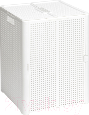 Корзина для белья Violet Лофт Складная с крышкой / 895106 - фото