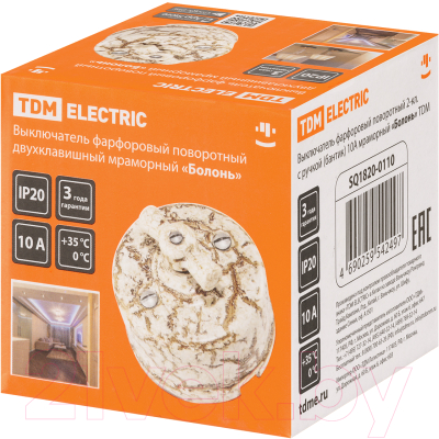 Выключатель TDM Болонь SQ1820-0110