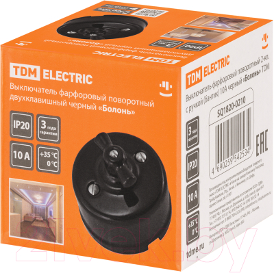 Выключатель TDM Болонь SQ1820-0210