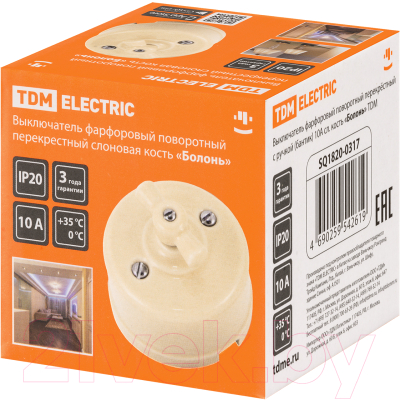 Выключатель TDM Болонь SQ1820-0317