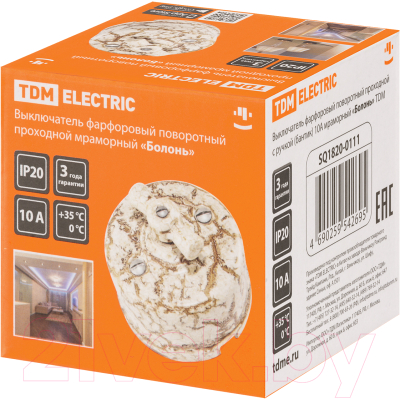 Выключатель TDM Болонь SQ1820-0111