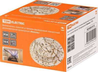 Выключатель TDM Болонь / SQ1820-0112