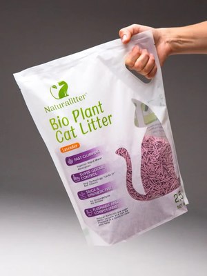 Наполнитель для туалета Naturalitter Bio Plant Cat Litter Лаванда / NLT6LV