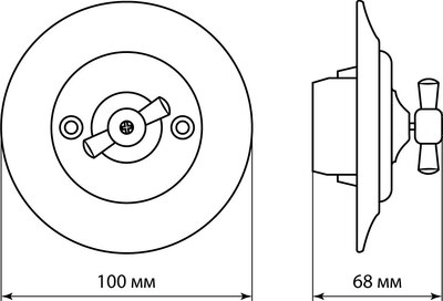 Выключатель TDM Болонь SQ1820-0014