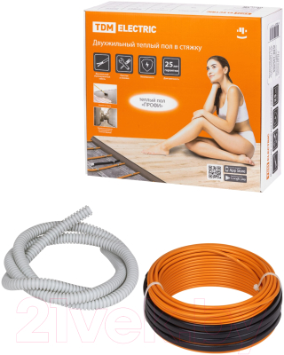 Теплый пол электрический TDM Профи SQ2501-0018 - фото