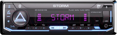 Бездисковая автомагнитола AURA Storm 515BT - фото