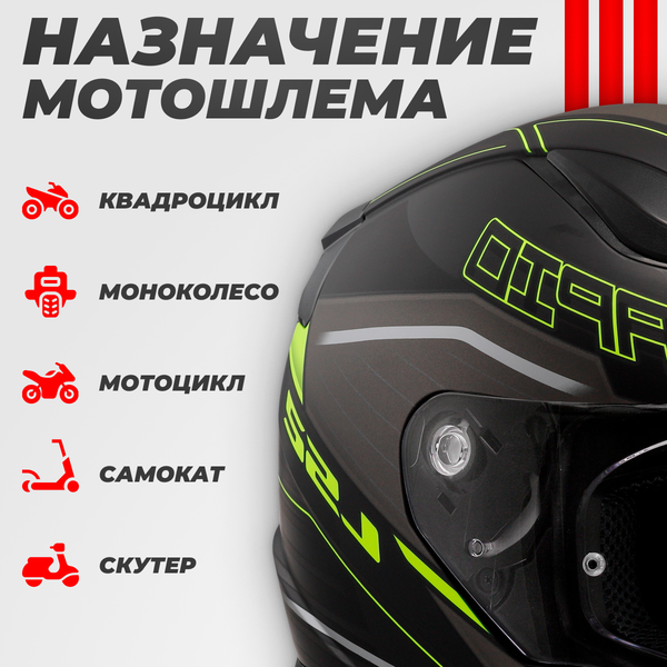 Мотошлем LS2 FF353 Rapid 2 Rokku