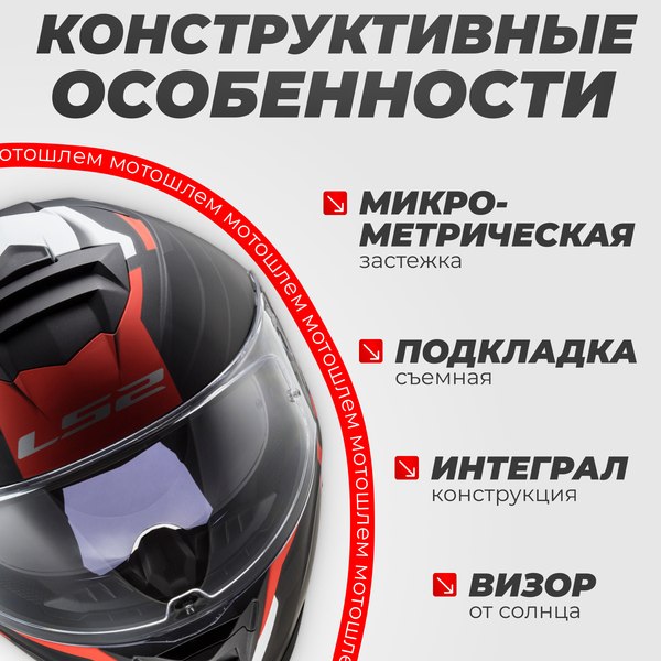 Мотошлем LS2 FF800 Storm II Nerve