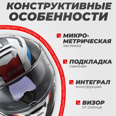 Мотошлем LS2 FF800 Storm II Racer