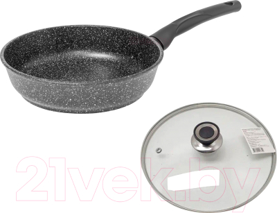 Сковорода Виктория Гранит АЛА 220 (G0022) - фото