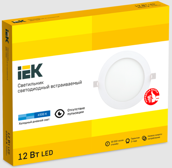 Точечный светильник IEK LDVO0-1606-1-12-6500-K01