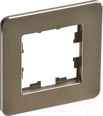 Рамка для выключателей и розеток IEK Brite BR-M12-M-01-K49 - фото