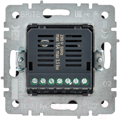 Термостат для климатической техники IEK Brite BR-RT11-K46