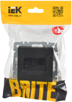 Розетка IEK Brite BR-K20-2-K02
