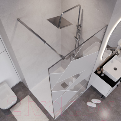 Душевая стенка Niagara NG-660-10 100x195