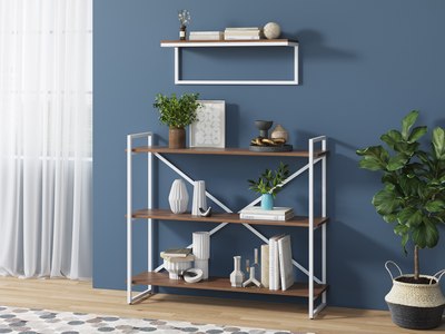 Стеллаж Loftyhome Мальборк Рант 120 / 1628080