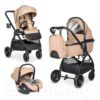 Детская универсальная коляска Farfello Camille 3 в 1 / BB-02