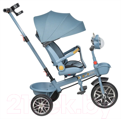 Трехколесный велосипед с ручкой Farfello PL-06