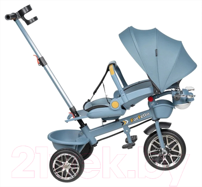 Трехколесный велосипед с ручкой Farfello PL-06