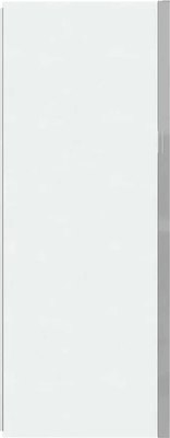 Душевая стенка Grossman Pragma 80x195 / 200.K33.03.80.10.02 (хром/стекло шиншилла) - фото