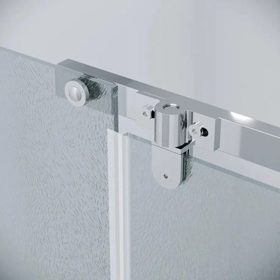 Душевая стенка Grossman Pragma 80x195 / 200.K33.03.80.10.02 (хром/стекло шиншилла)