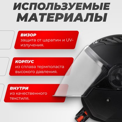 Мотошлем LS2 OF616 Airflow 2 Solid