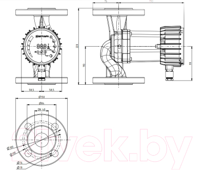 Циркуляционный насос IMP PUMPS NMT SMART 40-120 F / 979524541