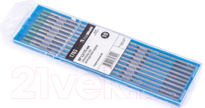 Электрод FoxWeld Вольфрамовый WP 3.2мм/175мм / 1763