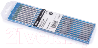 Электрод FoxWeld Вольфрамовый WP 4мм/175мм / 1764