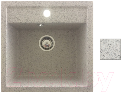 Мойка кухонная БелЭворс Rio (олово) - фото