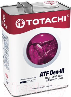 Трансмиссионное масло Totachi Niro ATF DEX III / 4589904523625 - фото