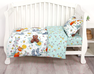 Комплект постельный для малышей АртПостель Колобок 130 - фото