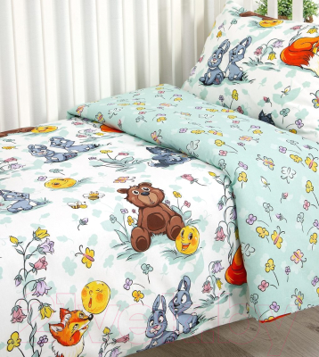Комплект постельный для малышей АртПостель Колобок 130