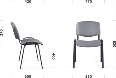 Стул офисный UTFC ИЗО BL