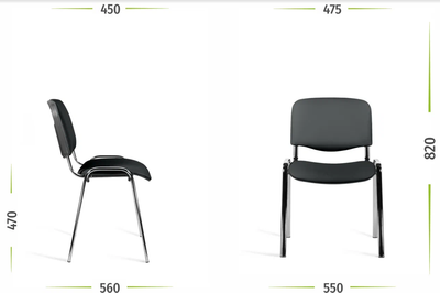 Стул офисный UTFC ИЗО GR (Z06 синий)