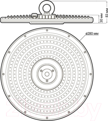 Светильник для подсобных помещений JAZZway 5040397