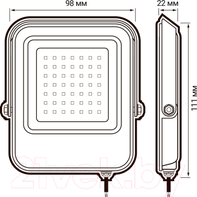 Прожектор JAZZway PFL-V