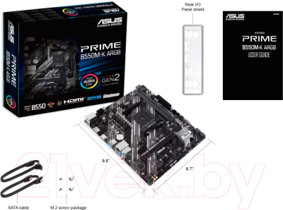 Материнская плата Asus Prime B550M-K B550M-K ARGB