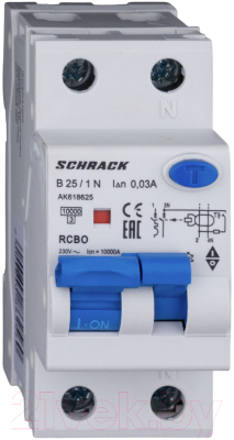 Дифференциальный автомат Schrack Technik AK618625 - фото