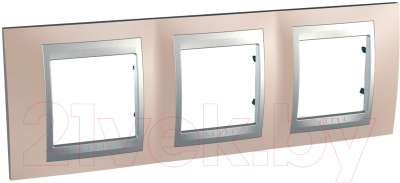 Рамка для выключателей и розеток Schneider Electric Unica MGU66.006.096 - фото