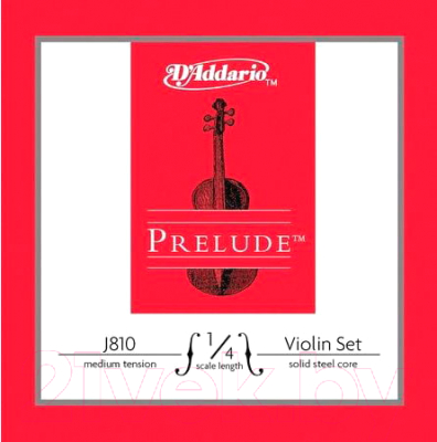 Струны для смычковых D'Addario J810 1/4 M - фото