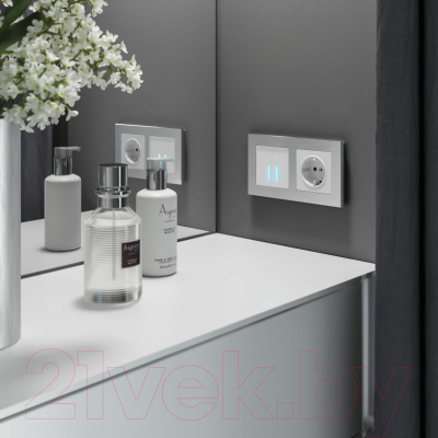 Выключатель Werkel W4520001 Сенсорный двухклавишный