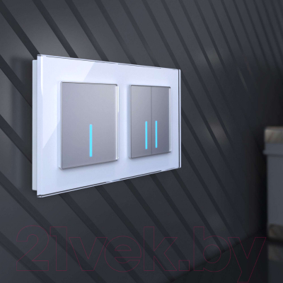 Выключатель Werkel W4520006 Сенсорный двухклавишный