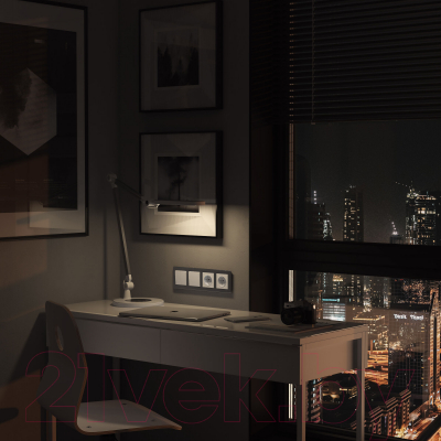 Рамка для выключателей и розеток Werkel Acrylic W0042704