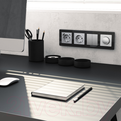 Рамка для выключателей и розеток Werkel Acrylic W0042708